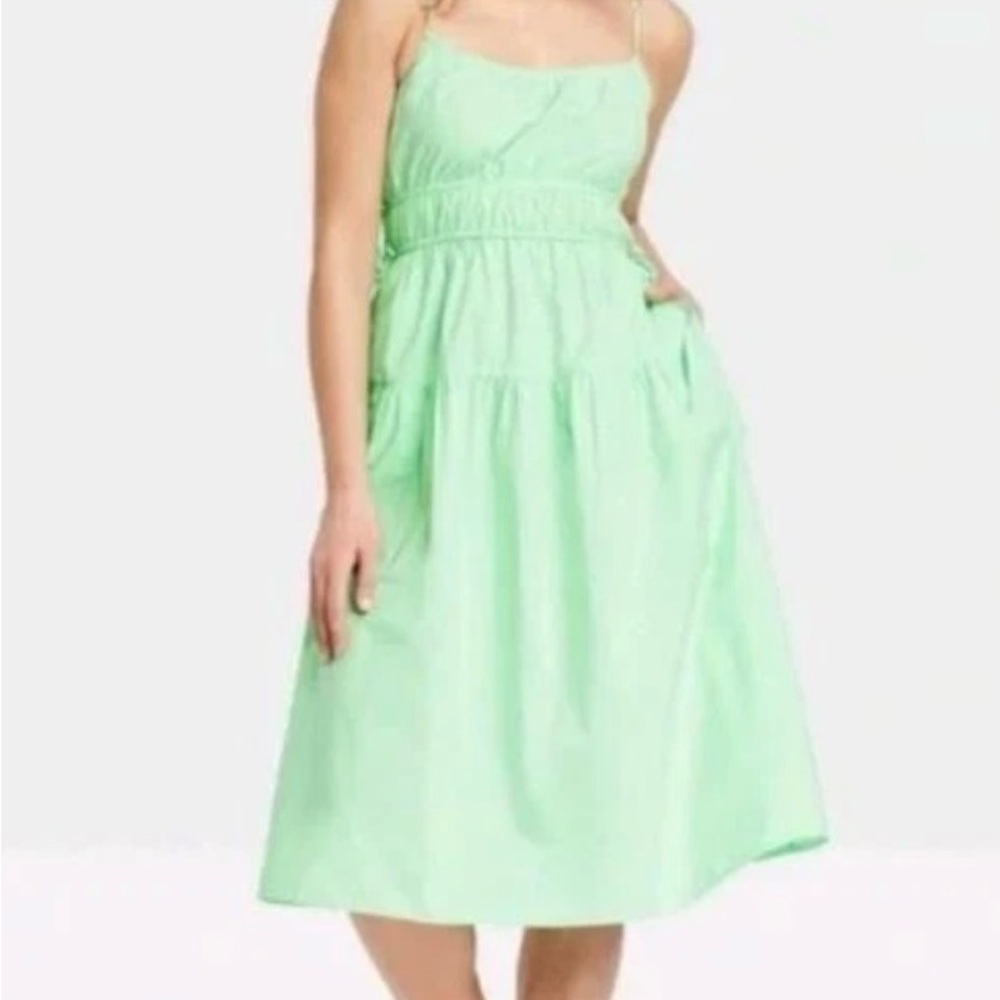 NWT Universal Thread Light Green Midi Dress
